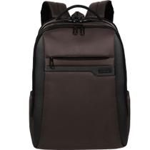 Mochila Grande 3 Compartimentos Laptop Sestini Prime Marrom