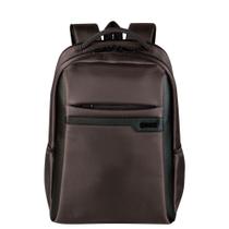 Mochila Grande 3 Compartimentos Laptop Sestini Prime Marrom