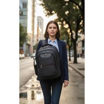 Mochila Grande 50L Notebook Reforçada Confortável Preta