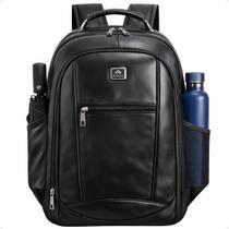 Mochila Grande Alça Reforçada Impermeável Escolar Trabalho Preto Feminino Masculino Cor:PretoTamanho:Único