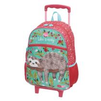 Mochila Grande Com Rodinha Escolar Infantil Bicho Preguiça Mochila Grande Com Rodinha Escolar Infantil Bicho Preguiça