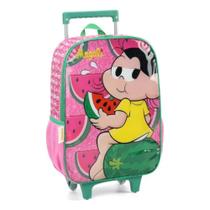Mochila Grande Com Rodinha Escolar Infantil Magali Rosa Mochila Grande Com Rodinha Escolar Infantil Magali Rosa