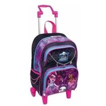 Mochila Grande Com Rodinha Escolar Infantil Monster High