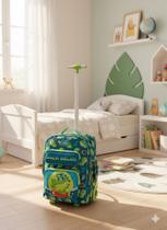 Mochila Grande com Rodinha Puket Menino Jacaré Relax Mochila Grande com Rodinha Puket Menino Jacaré Relax
