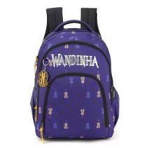Mochila Grande Costas Notebook Escola Universitário Wandinha Mochila Grande Costas Notebook Escola Universitário Wandinha
