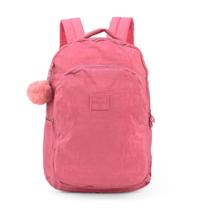Mochila Grande Crinkle UP4YOU com Chaveiro Pompom Mochila Grande Crinkle UP4YOU com Chaveiro Pompom