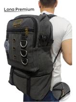 Mochila Grande De Lona 50 Litros Viagem Passeio Motoboy