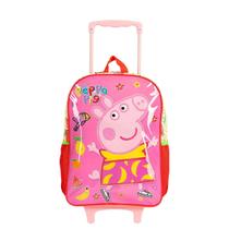 Mochila Grande de Rodinhas Peppa Fruits Original Sestini