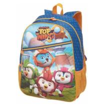 Mochila Grande Escolar Infantil Costas Reforçada Top Wing - Pacific