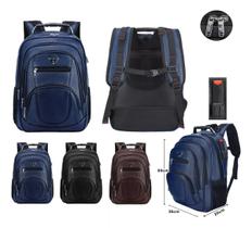 Mochila Grande Executiva Trabalho Viagem mala de bordo, Reforçada para Notebook