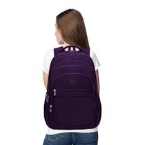 Mochila Grande Feminina Bolsa Trabalho Escola Resistente À Água Dia A Dia Notebook