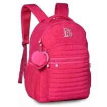 Mochila Grande Feminina Juvenil Sem Rodinhas Tema Rebecca Bonbon Cor Lisa C/ Porta Notebook - Clio