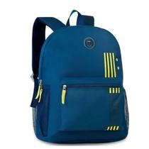 Mochila Grande Juvenil Azul Masculino Listras Clio Mochila Grande Juvenil Azul Masculino Listras Clio
