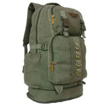 Mochila Grande Lona 60 Litros KVN expansiva