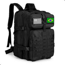 Mochila Grande Militar Tática Impermeável Reforçada 50L, Camping, Trilha, Viagem, Mochila de Sobrevivência, Exército