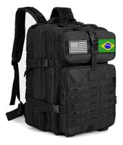 Mochila Grande Militar Tática Impermeável Reforçada 50L, Camping, Trilha, Viagem, Mochila de Sobrevivência, Exército