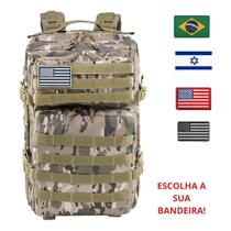 Mochila Grande Multiuso Militar Acampamento 50 Litros