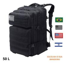 Mochila Grande Multiuso Militar Acampamento 50 Litros