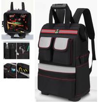 Mochila grande premium ferramentas base emborrachada reforcada bolsa impermeavel refletiva motoboy