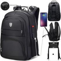 Mochila Grande Reforçada Escolar Bolsa Para Laptop Notebook Escola Trabalho Viagem Senha Trava Anti Furto Cabo Usb Auxiliar Fone de Ouvido - UTC