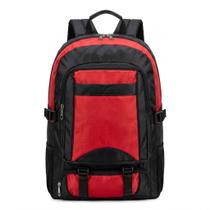 Mochila Grande Reforçada Notebook Viagem Expansível Vermelha Mochila Grande Reforçada Notebook Viagem Expansível Vermelha