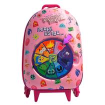 Mochila Grande Roda Tripla 3D Disney Divertidamente 2 DIPLOMATA (kit)