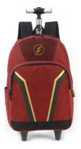 Mochila Grande Rodinha Com Alça Escolar Infantil Vinho Flash