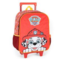 Mochila Grande Rodinhas Patrulha Canina Marshall Vermelho