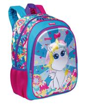 Mochila Grande Sestini 20X Unicornio Colorida