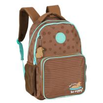 Mochila Grande Up Capivara Be Cappy Marrom Infantil Escolar Mochila Grande Up Capivara Be Cappy Marrom Infantil Escolar