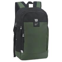 Mochila Grande Wilson Original Porta Notebook 3 Compartimentos Acolchoada Verde Mochila Grande Wilson Original Porta Notebook 3 Compartimentos Acolchoada Verde