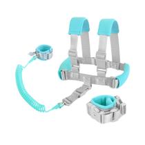 Mochila Guia De Segurança Anti Perda Infantil Coleira Humana Colete Bebe Nenem Pulseira Cabo Aço
