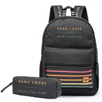 Mochila Hang Loose Kekoa + Estojo Hang Loose