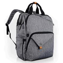Mochila Hap Tim Travel 7651-G para mulheres de 15,6" com capa para laptop