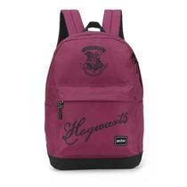 Mochila Harry Potter Escrita Hogwarts Vinho Hermion Original