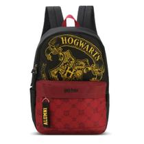 Mochila Harry Potter Luxcel Hogwarts Preto 46cm