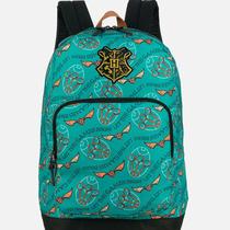 Mochila Harry Potter Verde Pomo de Ouro Quadribol Original