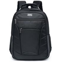 Mochila Hawaiian Dreams Masculina Trabalho Executiva Faculdade Casual Preta Espaçosa 20L