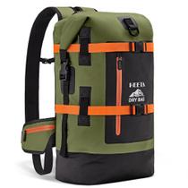 Mochila HEETA Dry Bag impermeável 40L almofadada para caminhada
