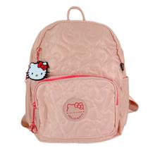 Mochila Hello Kitty Semax Matelassê Fofa Casual HK26019 Cor:Nude Mochila Hello Kitty Semax Matelassê Fofa Casual HK26019 Cor:Nude
