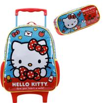Mochila Hello Kitty X 11820 Rodinhas 16 - 18 Litros