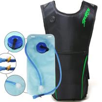 Mochila Hidratação Impermeável Para Ciclismo com Refil De 2 Litros Verde