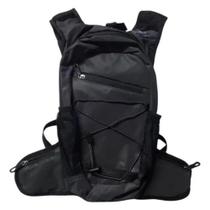 Mochila Hidratação Reforçada Preta 2 Litros Grande Com Refil Mochila Hidratação Reforçada Preta 2 Litros Grande Com Refil