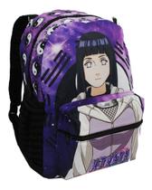 Mochila Hinata Naruto Infantil Juvenil Escolar Costas Aula