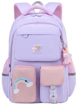 Mochila HIPOTUO Unicorn Rainbow para meninas da escola de 3 anos ou mais Mochila HIPOTUO Unicorn Rainbow para meninas da escola de 3 anos ou mais