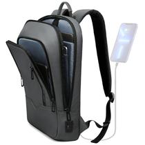 Mochila hk Business Slim para homens com carregador USB de 15,6"