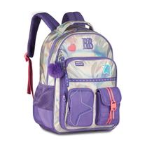 Mochila Holográfica Rebecca Bonbon Bolsa Feminina Prateada Mochila Holográfica Rebecca Bonbon Bolsa Feminina Prateada