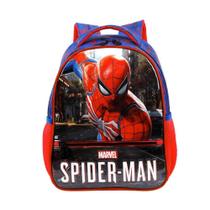 Mochila Homem Aranha Azul 32cm x 40cm x 14cm - 400g Mochila Homem Aranha Azul 32cm x 40cm x 14cm - 400g