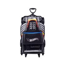 Mochila Hot Wheels 3d De Rodinhas Infantil Escolar Meninos