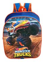 Mochila Hot Wheels Monster Truck Tiger Shark Costas G Mochila Hot Wheels Monster Truck Tiger Shark Costas G